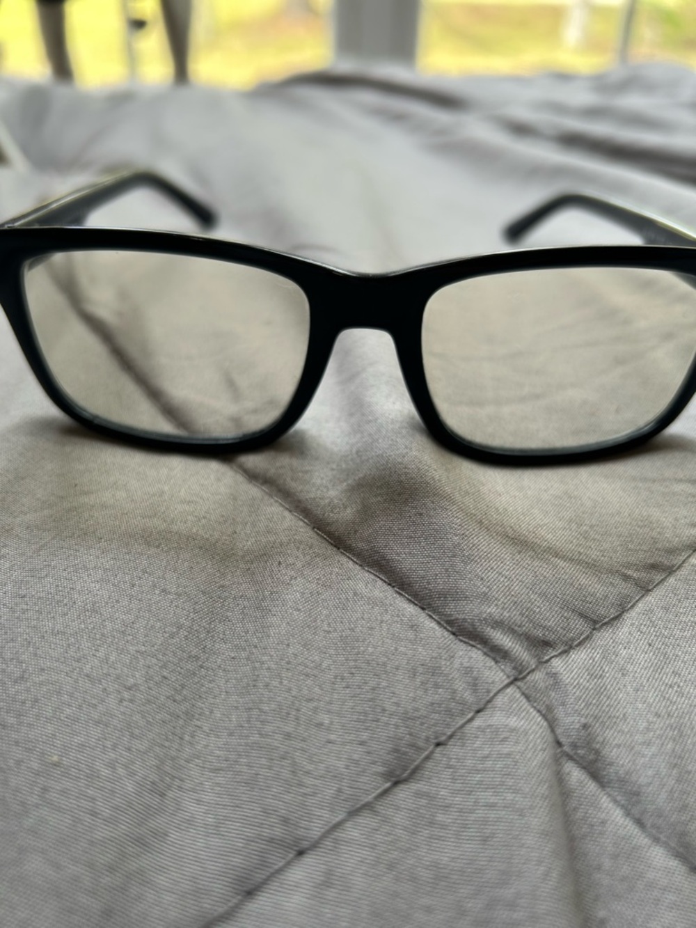Women's Navy Blue Rectangle Eyeglass Frames - Sleek Everyday Style